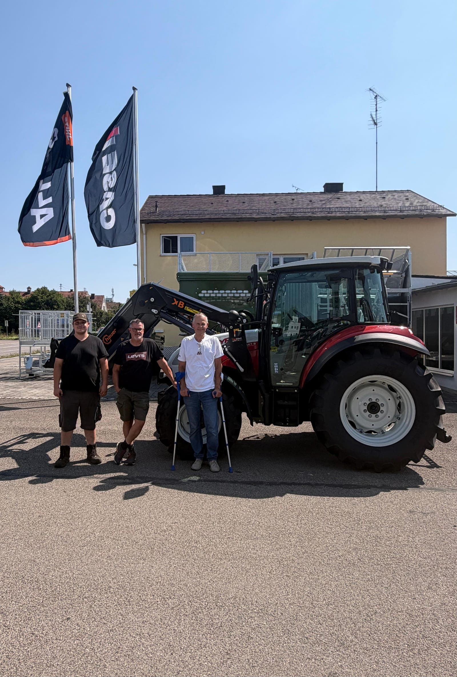 Schlepperübergabe – Steyr Kompakt 4075 S